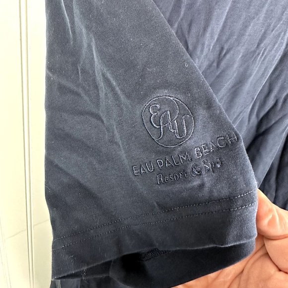 Bugatchi Navy Blue Polo Size Large 100% Pima Cotton - Picture 6 of 6